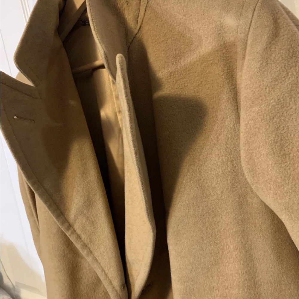 Vtg Chipp Ivy League style mens sz 42 Tan Wool Coat‎ jacket double breasted Rare